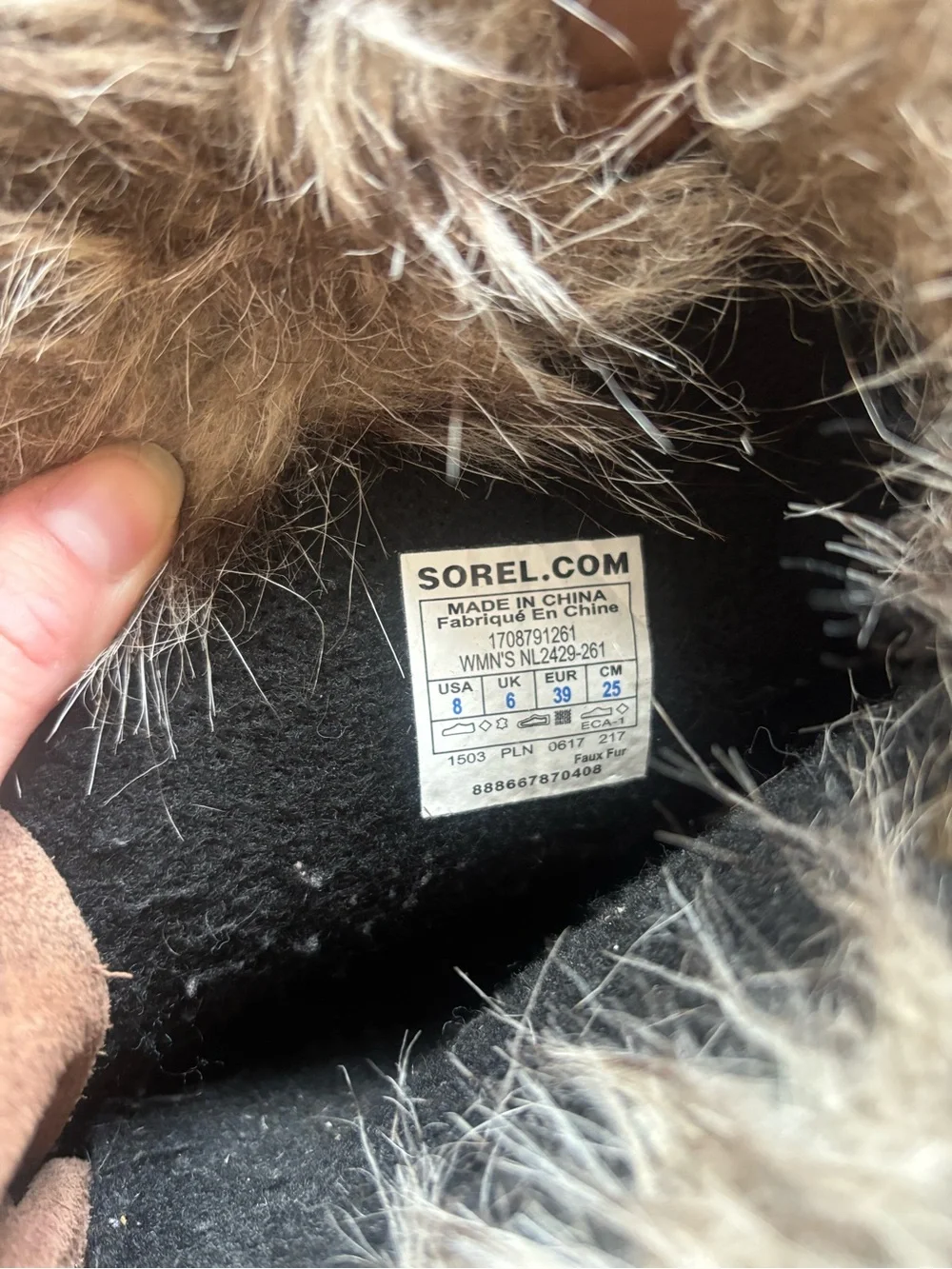 Sorel Joan of Arctic Faux Fur-Trim Lace-Up Winter Boots